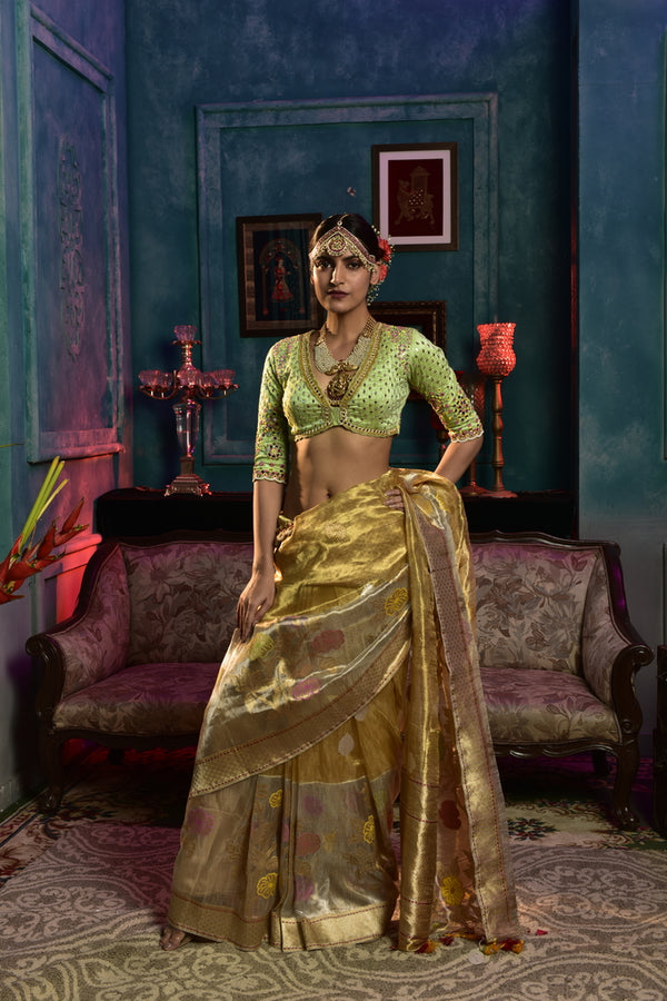 Gold Yellow Saree